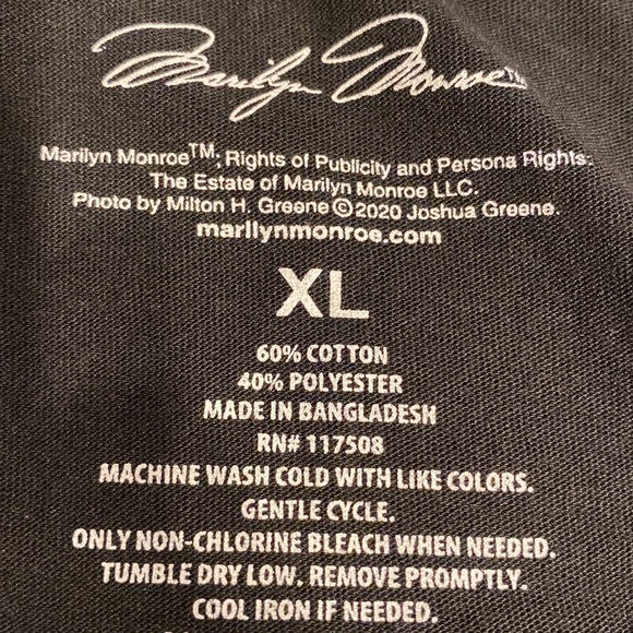 M womens Marilyn Monroe casual short sleeve t-shirt size XL - Picture 4 of 4